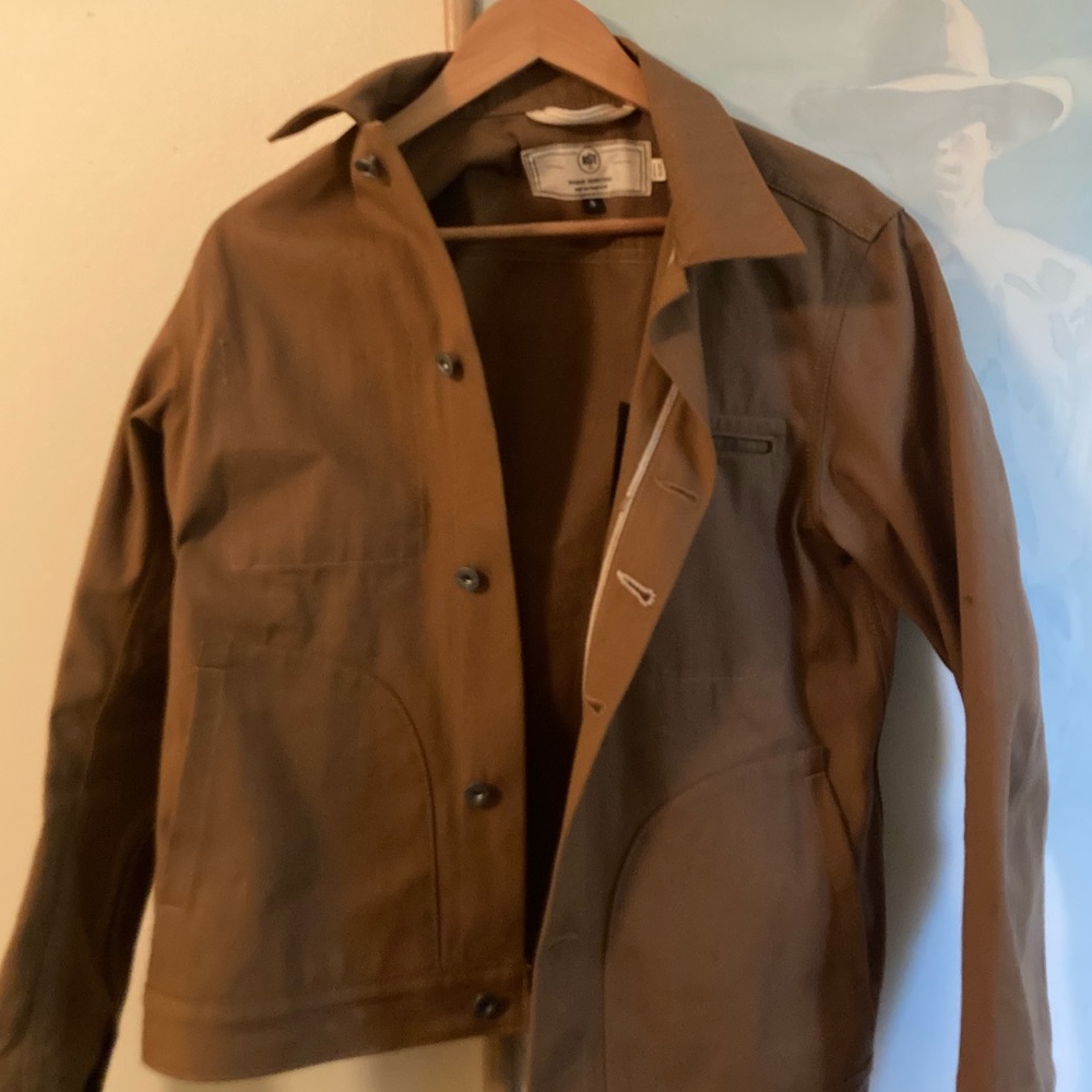 Rogue Territory Canvas Jacket in Tan/Brown SM
